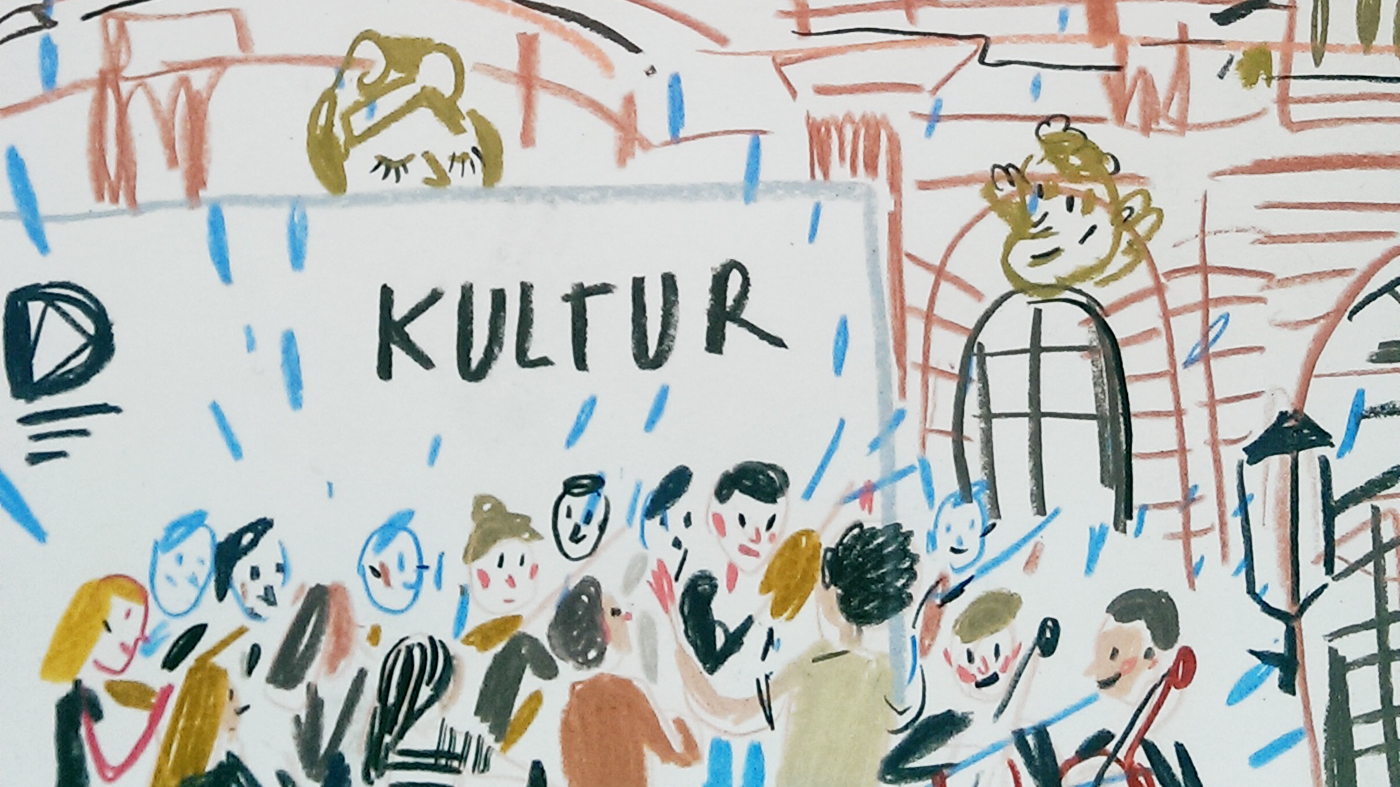 Kultur öffnet Welten - Graphic by Edith Carron
